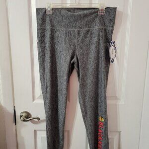 Concepts Sport Ladies Knit Leggings NHL Chicago Blackhawks, Gray, Size XL, NWT